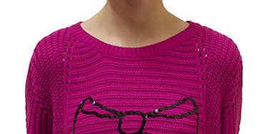 <p>Add some sparkle to dark winter nights with a sequin sweater. Consider geometric shapes or sparkly skulls for a tougher look.</p>
<p><strong>You Will Need:</strong> Jumper 2m sequin trim – you can vary this amount depending on your design, Tailor's Chalk, Fabric Scissors, Needle and Thread</p>
<p>1. On the jumper, draw out your chosen design using tailor's chalk. Pin the paper to the fabric to hold it in place while you draw.</p>
<p>2. Once marked, start to sew on the sequins over the chalk. Triple-stitch the first three or four sequins on the thread to the jumper so that they are secure, and won't unravel, use fabric glue to fix the end of the sequin trim to the jumper first if necessary.</p>
<p>3. If your design features a continuous line of sequins, overlap the first and last sequins to blend the line, and sew down securely.</p>
<p>4. Finish your sewing by knotting the thread at the back of the sweater and cutting off any excess thread.</p>
<p><a href="http://www.cosmopolitan.co.uk/fashion/shopping/christmas-jumpers?click=main_sr" target="_blank">NEW LOOK'S CHRISTMAS JUMPERS ARE IN</a></p>
<p><a href="http://www.cosmopolitan.co.uk/fashion/news/fearne-cotton-picture-perfect-autumn-jumper?click=main_sr" target="_blank">FEARNE COTTON ROCKS OVERSIZED JUMPER</a></p>
<p><a href="http://www.cosmopolitan.co.uk/blogs/cosmo-blog-awards-2013/best-craft-blog-2013-blogger-hot-topics?click=main_sr" target="_blank">BEST CRAFT BLOG HOT TOPICS</a></p>