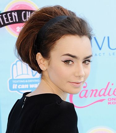 <p><strong>The inspiration:</strong> Lily Collins</p>
<p><strong>The look:</strong> Foxy flicks have been the look du jour since the days of Cleopatra (or at least the Elizabeth Taylor version). Use a liquid eyeliner to keep them ultra-defined, and keep a face wipe handy for any corrections!</p>
<p><strong>Key product:</strong> Rimmel Exaggerate Eye Liner, £5.29, <a href="http://www.boots.com/en/Rimmel-Exaggerate-Eye-Liner_6935/" target="_blank">Boots.com</a></p>
<p><a href="http://www.cosmopolitan.co.uk/beauty-hair/beauty-tips/how-to-wear-bright-makeup" target="_blank">HOW TO WEAR BRIGHT MAKEUP</a></p>
<p><a href="http://www.cosmopolitan.co.uk/beauty-hair/news/styles/celebrity/celebrity-party-hair-style-inspiration?click=main_sr" target="_blank">CELEBRITY PARTY HAIR IDEAS</a></p>
<p><a href="http://www.cosmopolitan.co.uk/fashion/shopping/christmas-party-dresses-investment" target="_blank">10 DREAMY PARTY DRESSES</a></p>