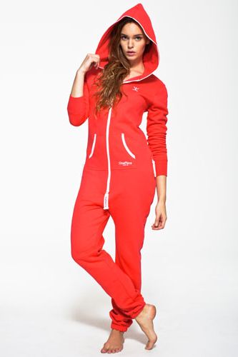 <p>The <a href="http://www.onepiece.co.uk/en-gb/" target="_blank">OnePiece Original Fitted Red Onesie</a> with a classic slim fit design looks great on both men and women. This unisex onesie jumpsuit is the ultimate in chill out wear and has a stretchy material, super soft cotton and zip through front. Jump In.</p>