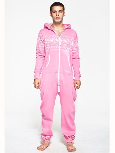 <p>This unisex adult light pink onesie from the OnePiece collection has the traditional Norwegian knit print design with urban look. <a href="http://www.onepiece.co.uk/en-gb/" target="_blank">The OnePiece Lusekofte Onesie</a> comes in light pink and is designed with premium super soft cotton and looks great on both men and women.</p>