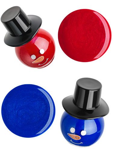 <p><strong>Beauty Writer Cassie Powney says: </strong></p>
<p>"Life is complete now we have nail polish that comes in bottles shaped like snowmen heads. Hurrah for <a href="http://www.lookfantastic.com/jessica-nails-let-it-snow-candy-cane-and-blue-years-eve-polish-duo/10869414.html">Jessica Let It Snow in Blue Year's Eve & Candy Cane, £12.95</a>."</p>