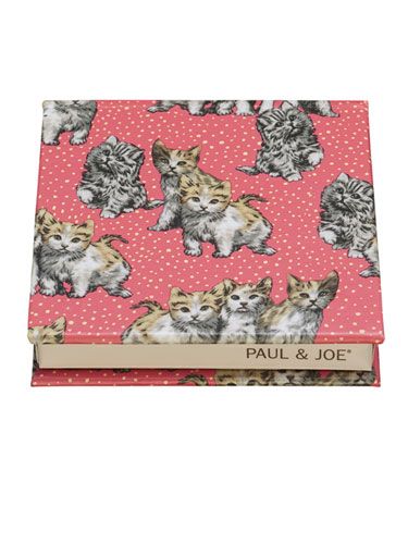 <p>French fashion label Paul & Joe was founded by Sophie Albou. Sophie loves cats, as do 99.9% of the nation's grandmas (that's a made-up stat, but it's probably true). The new Paul & Joe Beauté spring colour collection doesn't disappoint on the feline front. Cute kittens… on a case… that can be used to customise any of the new Paul & Joe Beauté Eye Colour Trios. Purrrr-fect.</p>
<p><a href="http://www.harrods.com/brand/paul-and-joe-beaute">Paul & Joe Beaute Limited Edition Eye Colour Case, £7</a> (available from February) </p>