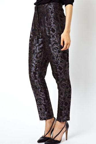 <p>Could these trousers be any more chic? We love the slight sheen, the slight cropped length and the high waisted silhouette, which make for the perfect day-to-night trouser. Pair with black polo neck for day time wearing, or a sheer blouse for drinks in the evening. And don't forget the sky high heels.</p>
<p>Abstract jacquard trousers, £24, <a href="http://www.asos.com/ASOS/ASOS-Trousers-in-Abstract-Jacquard/Prod/pgeproduct.aspx?iid=3131215&cid=1928&sh=0&pge=0&pgesize=204&sort=-1&clr=Multi" target="_blank">ASOS</a></p>
<p><a href="http://www.cosmopolitan.co.uk/fashion/shopping/top-ten-sale-picks-harrods" target="_blank">TOP TEN SALE PICKS FROM HARRODS</a></p>
<p><a href="http://www.cosmopolitan.co.uk/fashion/shopping/top-ten-fashion-buys" target="_blank">FASHION'S MOST WANTED OF 2013</a></p>
<p><a href="http://www.cosmopolitan.co.uk/fashion/shopping/christmas-party-dresses-investment" target="_blank">TEN DREAMY PARTY DRESSES</a></p>