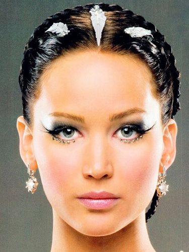 <p>Not everyone wants to go subtle with their wedding day makeup. The Katniss Everdeen bridal look features smokey eyes, bold flicks and jewels stuck along the lower lashline -  plus silver-leafed, wet look hair. One for the brave!</p>
<p><a href="http://www.cosmopolitan.co.uk/fashion/news/kaley-cuoco-wedding-dress" target="_blank">KALEY CUOCO'S PINK WEDDING DRESS</a></p>
<p><a href="http://www.cosmopolitan.co.uk/beauty-hair/news/trends/celebrity-beauty/best-wedding-makeup-tips-celebrity-makeup?click=main_sr" target="_blank">WEDDING MAKEUP WE WANT TO COPY</a></p>
<p><a href="http://www.cosmopolitan.co.uk/fashion/shopping/top-ten-wedding-dresses-on-film?click=main_sr" target="_blank">TOP TEN WEDDING DRESSES ON FILM</a></p>