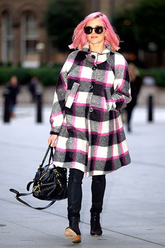 <p>Fearne Cotton shows that you don't have to give up your colourful side to dress for winter in this vibrant pink and monochrome coat. Nice matching hair!</p>
<p><a href="http://www.cosmopolitan.co.uk/fashion/shopping/primark-summer-fashion-trends-2014" target="_blank">PRIMARK'S SPRING FASHION COLLECTION</a></p>
<p><a href="http://www.cosmopolitan.co.uk/fashion/love/love-it-or-loathe-it-daisy-lowe-winter-floral-dress" target="_blank">LOVE IT OR LOATHE IT: DAISY LOWE</a></p>
<p><a href="http://www.cosmopolitan.co.uk/fashion/shopping/womens-clothing-under-ten-pounds" target="_blank">DAILY FASHION FIX: UNDER A TENNER</a></p>