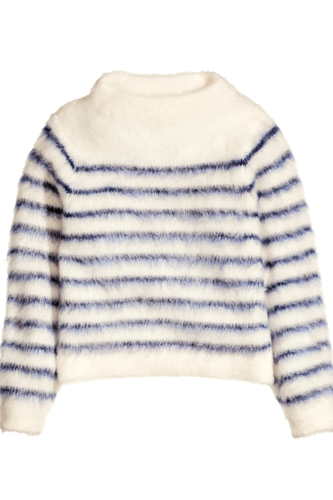 <p>The classic Breton stripe jumper is brought bang up-to-date with this fun fluffy style.</p>
<p>Fluffy stripe jumper, £34.99, <a href="http://www.hm.com/gb/product/22942?article=22942-A" target="_blank">hm.com</a></p>
<p><a href="http://www.cosmopolitan.co.uk/fashion/shopping/primark-summer-fashion-trends-2014" target="_blank">Primark's spring fashion collection</a></p>
<p><a href="http://www.cosmopolitan.co.uk/fashion/shopping/workout-clothes-stylish-women" target="_blank">Workout wear you'll WANT to wear</a></p>
<p><a href="http://www.cosmopolitan.co.uk/fashion/news/" target="_blank">Get the latest fashion news</a></p>