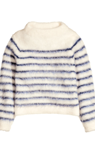 <p>The classic Breton stripe jumper is brought bang up-to-date with this fun fluffy style.</p>
<p>Fluffy stripe jumper, £34.99, <a href="http://www.hm.com/gb/product/22942?article=22942-A" target="_blank">hm.com</a></p>
<p><a href="http://www.cosmopolitan.co.uk/fashion/shopping/primark-summer-fashion-trends-2014" target="_blank">Primark's spring fashion collection</a></p>
<p><a href="http://www.cosmopolitan.co.uk/fashion/shopping/workout-clothes-stylish-women" target="_blank">Workout wear you'll WANT to wear</a></p>
<p><a href="http://www.cosmopolitan.co.uk/fashion/news/" target="_blank">Get the latest fashion news</a></p>