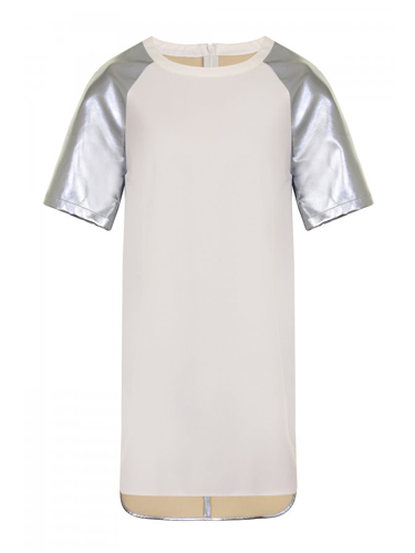 <p>The <a href="http://www.cosmopolitan.co.uk/fashion/shopping/spring-fashion-trends-2014?page=2" target="_blank">sportswear fashion trend is set to get super luxe for spring 2014</a>, so this dress is THE ONE. Dress down with cool kicks and a beanie or amp up with killer heels and a clutch. What you might call a GAME CHANGER (LOL).</p>
<p>Metallic sleeve shift dress, £44, <a href="http://www.lavishalice.com/new-in-c20/off-white-metallic-pu-dip-hem-contrast-sleeve-dress-p1058" target="_blank">lavishalice.com</a></p>
<p><a href="http://www.cosmopolitan.co.uk/fashion/shopping/spring-fashion-trends-2014" target="_blank">THESE ARE THE BIG FASHION TRENDS FOR SPRING 2014</a></p>
<p><a href="http://www.cosmopolitan.co.uk/fashion/shopping/primark-summer-fashion-trends-2014" target="_blank">PRIMARK'S SPRING FASHION RANGE IS REAL GOOD</a></p>
<p><a href="http://www.cosmopolitan.co.uk/fashion/news/" target="_blank">GET THE LATEST FASHION AND STYLE NEWS</a></p>