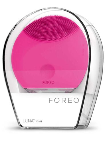 <p><strong>THEY SAY:</strong> FOREO's latest skincare device, the LUNA™ Mini, offers deeper, gentler cleansing, and enhances the absorption of skincare products for a radiant, healthier-looking glow. For clearer, brighter skin and pores that are cleansed of blemish-causing impurities use twice a day.</p>
<p><strong>WE SAY:</strong> The Luna Mini has silicone rubber 'bristles' and sonic technology that 'shakes loose' the grubbiness in your pores, making for, as far as I'm concerned, a gentler deep-cleansing experience than the one you get from rotating brushes. It's waterproof so you can even use it in the shower – just rub your cleanser on your face, then massage it for a minute or so with this thingie. Feels nice and looks cool, in its selection of fashionable colours.</p>
<p><strong>SCORE:</strong> 9/10</p>
<p><strong>Foreo Luna Mini Facial-Cleansing Device, £99 <a href="http://www.harveynichols.com/" target="_blank">harveynichols.com</a></strong></p>