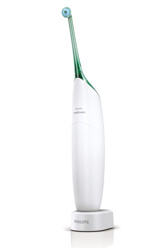 <p><strong>THEY SAY:</strong> This AirFloss from the 'Sonicare' range has a rechargeable battery which can work for up to two weeks. The ergonomic slimline design coupled with the fast motor speed make it both easy to use and capable of cleaning your mouth in just 30 seconds. It can improve the health of your gums dramatically after just two weeks of use.</p>
<p><strong>WE SAY:</strong> I LOVE the feeling of leaving the dentists after a 'scale & polish' when I can <em>almost</em> whistle through my teeth. The next fortnight I floss profusely to maintain it and then slowly the plaque wins over my erratic dedication. Not any more though. The Philips AirFloss lets you burst water or mouthwash between your teeth, a technique hygienists do which is superior to strip flossing alone. The gadget looks like an electric toothbrush, but you aim it between each tooth, clamped by your lips, and it blasts those hard-to-reach gaps and groves clean. There's no 'splash-back' or sensitivity, just a nice fresh feeling. I'm hooked.</p>
<p><strong>SCORE:</strong> 8/10</p>
<p><strong>Phillips Sonicare AirFloss, £75 <a href="http://www.debenhams.com" target="_blank">debenhams.com</a></strong></p>