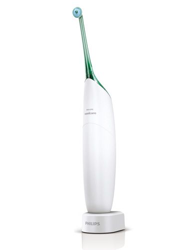 <p><strong>THEY SAY:</strong> This AirFloss from the 'Sonicare' range has a rechargeable battery which can work for up to two weeks. The ergonomic slimline design coupled with the fast motor speed make it both easy to use and capable of cleaning your mouth in just 30 seconds. It can improve the health of your gums dramatically after just two weeks of use.</p>
<p><strong>WE SAY:</strong> I LOVE the feeling of leaving the dentists after a 'scale & polish' when I can <em>almost</em> whistle through my teeth. The next fortnight I floss profusely to maintain it and then slowly the plaque wins over my erratic dedication. Not any more though. The Philips AirFloss lets you burst water or mouthwash between your teeth, a technique hygienists do which is superior to strip flossing alone. The gadget looks like an electric toothbrush, but you aim it between each tooth, clamped by your lips, and it blasts those hard-to-reach gaps and groves clean. There's no 'splash-back' or sensitivity, just a nice fresh feeling. I'm hooked.</p>
<p><strong>SCORE:</strong> 8/10</p>
<p><strong>Phillips Sonicare AirFloss, £75 <a href="http://www.debenhams.com" target="_blank">debenhams.com</a></strong></p>