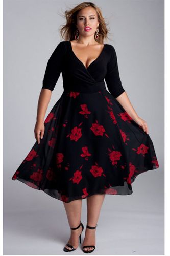 <p>This delightful dress is fancy, flouncy and flirty, all in one. The wrap bodice is super flattering; the sleeves cover the upper arms and the full skirt is perfect for dancing in (read: spinning around like a princess).</p>
<p>IGIGI by Yuliya Raquel Isadora dress, £120, <a href="http://www.curvety.com/igigi-by-yuliya-raquel-isadora-plus-size-dress-in-black-and-red-p383" target="_blank">curvety.com</a></p>
<p><a href="http://www.cosmopolitan.co.uk/fashion/shopping/date-dresses-womens-cheap-clothing" target="_blank">SHOP: DATE DRESSES FOR £20 OR LESS</a></p>
<p><a href="http://www.cosmopolitan.co.uk/fashion/shopping/dress-spring-fashion-trends-2014" target="_blank">12 DRESSES THAT SCREAM SPRING</a></p>
<p><a href="http://www.cosmopolitan.co.uk/fashion/shopping/kelly-brook-valentines-lingerie-new-look" target="_blank">KELLY BROOK'S SEXY VALENTINE'S LINGERIE RANGE</a></p>