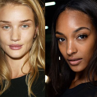 <p><strong>The look:</strong> Ironically the biggest makeup trend for Spring/Summer 2014 is for little or no makeup. Even Victoria Beckham was behind this one. As we don't all have flawless complexions like Rosie Huntington Whiteley and Jourdan Dunn (pictured), this look is about well-conditioned skin.<br /><strong></strong></p>
<p><strong>The shows:</strong> At Balmain (left) clever concealing and lip conditioning were demonstrated and at Alexander Wang makeup artists curled the lashes and groomed the brows.<br /><strong></strong></p>
<p><strong>The products:</strong> No7 Instant Illusions, Rapid Radiance Balm, MAC Fast Response Eye Cream, MAC Studio Finish SPF 35 Concealer, MAC Lip Conditioner, NARS Oural Brow Gel</p>
<p><a href="http://www.cosmopolitan.co.uk/beauty-hair/news/styles/hair-trends-spring-summer-2014" target="_blank">THE HUGE HAIR TRENDS FOR 2014 </a></p>
<p><a href="http://www.cosmopolitan.co.uk/beauty-hair/news/trends/nail-trends-spring-summer-2014" target="_self">KEY NAIL TRENDS FOR S/S 2014</a></p>
<p><a href="http://www.cosmopolitan.co.uk/fashion/shopping/spring-fashion-trends-2014" target="_blank">SPRING/SUMMER 2014 FASHION TRENDS</a></p>