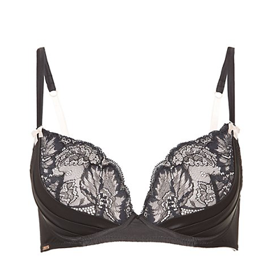 <p>Kelly Brook's lingerie lines for New Look are a godsend to women with bigger boobs. She knows exactly what we want – prettiness, lace, slim straps and a great cleavage. She gets it right almost every time, and her bikinis are the best buy you'll find anywhere on the high street for curvier ladies.</p>
<p>Kelly Brook Cream and Black Lace Vintage Push Up Bra, £16.99, <a href="http://www.newlook.com/shop/womens/lingerie/kelly-brook-cream-and-black-lace-vintage-push-up-bra_291765901" target="_blank">newlook.com</a></p>
<p><a href="http://www.cosmopolitan.co.uk/fashion/shopping/kelly-brook-valentines-lingerie-new-look" target="_blank">KELLY BROOK'S SEXY VALENTINE'S DAY LINGERIE</a></p>
<p><a href="http://www.cosmopolitan.co.uk/fashion/shopping/sexy-bras-small-breasts" target="_blank">5 SEXY BRAS FOR SMALL BOOBS</a></p>
<p><a href="http://www.cosmopolitan.co.uk/fashion/shopping/rosie-huntington-whiteley-valentines-lingerie?click=main_sr" target="_blank">ROSIE HUNTINGTON-WHITELEY'S PRETTY NEW LINGERIE</a></p>