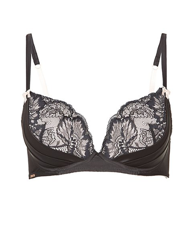 <p>Kelly Brook's lingerie lines for New Look are a godsend to women with bigger boobs. She knows exactly what we want – prettiness, lace, slim straps and a great cleavage. She gets it right almost every time, and her bikinis are the best buy you'll find anywhere on the high street for curvier ladies.</p>
<p>Kelly Brook Cream and Black Lace Vintage Push Up Bra, £16.99, <a href="http://www.newlook.com/shop/womens/lingerie/kelly-brook-cream-and-black-lace-vintage-push-up-bra_291765901" target="_blank">newlook.com</a></p>
<p><a href="http://www.cosmopolitan.co.uk/fashion/shopping/kelly-brook-valentines-lingerie-new-look" target="_blank">KELLY BROOK'S SEXY VALENTINE'S DAY LINGERIE</a></p>
<p><a href="http://www.cosmopolitan.co.uk/fashion/shopping/sexy-bras-small-breasts" target="_blank">5 SEXY BRAS FOR SMALL BOOBS</a></p>
<p><a href="http://www.cosmopolitan.co.uk/fashion/shopping/rosie-huntington-whiteley-valentines-lingerie?click=main_sr" target="_blank">ROSIE HUNTINGTON-WHITELEY'S PRETTY NEW LINGERIE</a></p>