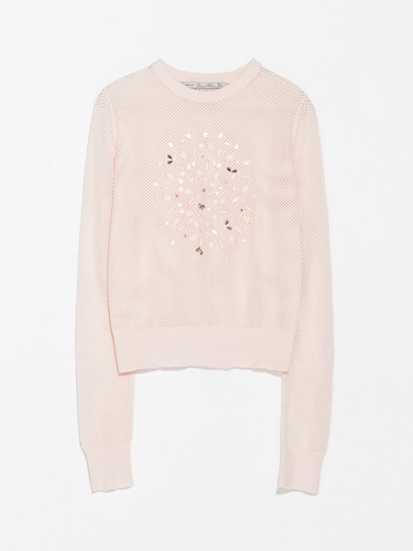<p>See this nifty knit? It's look LOVELY with the sequin pencil skirt we showed you earlier. Just sayin'.</p>
<p>Mesh diamante sweater, £35.99, <a href="http://www.zara.com/uk/en/new-this-week/woman/open-work-diamante-sweater-c567533p1725527.html" target="_blank">zara.com</a></p>
<p><a href="http://www.cosmopolitan.co.uk/fashion/shopping/spring-fashion-trends-2014?page=1" target="_blank">7 BIG FASHION TRENDS FOR SPRING 2014</a></p>
<p><a href="http://www.cosmopolitan.co.uk/fashion/shopping/chanel-couture-trainers-high-street" target="_blank">SHOP 10 SOUPED-UP SNEAKERS</a></p>
<p><a href="http://www.cosmopolitan.co.uk/fashion/shopping/date-dresses-curvy-girls" target="_blank">8 DATE DRESSES FOR CURVY GIRLS</a></p>