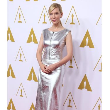 <p>Cate Blanchett, up for best leading actress, looked super stylish in a silver leather dress.</p>
<p><a href="http://www.cosmopolitan.co.uk/fashion/news/celebs-new-york-fashion-week-aw14" target="_blank">CELEBRITY STYLE AT NEW YORK FASHION WEEK</a></p>
<p><a href="http://cosmopolitan.co.uk/fashion/celebrity/lupita-nyongo-who-is-she?click=main_sr" target="_blank">10 THINGS YOU SHOULD KNOW ABOUT LUPITA NYONG'O</a></p>
<p><a href="http://cosmopolitan.co.uk/fashion/shopping/date-dresses-curvy-girls?click=main_sr" target="_blank">SHOP 8 GREAT DATE DRESSES FOR CURVY GIRLS</a></p>
