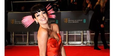 <p>Looking at Lily Allen on red carpets is perhaps our most favourite thing - even more so than 'sitting down and having a cheese-based snack', which is quite the claim.</p>
<p>Loving Lily's bold choice for the BAFTAs tonight. Not sure about the headpiece yet but give us half an hour and we'll be totally obsessed.</p>
<p><a href="cosmopolitan.co.uk/fashion/news/golden-globes-red-carpet-dresses?click=main_sr" target="_blank">RED CARPET AT THE GOLDEN GLOBES 2014</a></p>
<p><a href="http://www.cosmopolitan.co.uk/beauty-hair/news/styles/celebrity/baftas-2013-best-red-carpet-hair-and-beauty?click=main_sr" target="_blank">LOOK BACK AT THE BAFTAS RED CARPET FROM 2013</a></p>
<p><a href="http://www.cosmopolitan.co.uk/beauty-hair/news/trends/celebrity-beauty/behind-the-scenes-beauty-at-the-tv-baftas?click=main_sr" target="_blank">BEHIND THE SCENES AT THE BAFTAS: HOW THE STARS GET RED CARPET READY</a></p>
