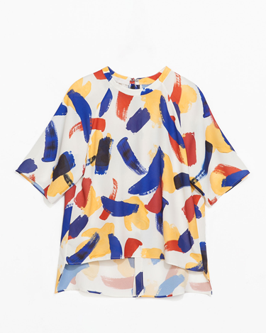 <p>If your top isn't covered in paint splatters this season, IT DOESN'T EXIST. As seen at the likes of Celine, fashion gets a fine art spin for spring.</p>
<p>Brush-strokes print blouse, £25.99, <a href="http://www.zara.com/uk/en/new-this-week/woman/blouse-with-small-brush-strokes-print-c363008p1738008.html" target="_blank">zara.com</a></p>
<p><a href="http://www.cosmopolitan.co.uk/fashion/shopping/spring-fashion-trends-2014?page=1" target="_blank">7 BIG FASHION TRENDS FOR SPRING 2014</a></p>
<p><a href="http://www.cosmopolitan.co.uk/fashion/shopping/sexy-bras-big-breasts" target="_blank">5 SEXY BRAS FOR BIG BOOBS</a></p>
<p><a href="http://www.cosmopolitan.co.uk/fashion/news/Topshop-Unique-autumn-winter-2014-London-Fashion-Week" target="_blank">TOPSHOP UNIQUE'S BEST BITS FOR AW14</a></p>