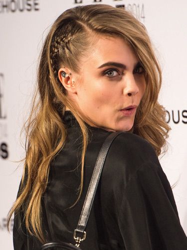 <p>Aah, Cara's fave; the faux-undercut braid. It makes the side-swept waves as gutsy as they are glamorous and shows off her ear tattoo nicely.<span style="font-size: 10px;"> </span></p>
<p><a href="http://www.cosmopolitan.co.uk/fashion/news/elle-style-awards-red-carpet-2014" target="_blank">10 AMAZING OUTFITS FROM THE ELLE AWARDS</a></p>
<p><a href="http://www.cosmopolitan.co.uk/beauty-hair/news/trends/celebrity-frow-hair-fashion-week" target="_self">FRONT ROW HAIRSTYLES FROM FASHION WEEK</a></p>
<p><a href="http://www.cosmopolitan.co.uk/beauty-hair/news/styles/hair-trends-spring-summer-2014" target="_blank">HUGE HAIR TRENDS FOR SPRING 2014</a></p>