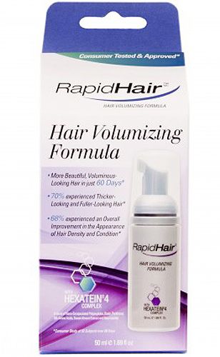 <p>The creators of RapidLash have recently launched RapidHair, a daily leave-in foam conditioner which helps bond nutrients to hair and revive the appearance of natural fullness. It works to condition dry, brittle, weakened hair and re-energise the hair and scalp. Stay tuned for our Beauty Lab review of this soon.</p>
<p>£69.99, <a href="http://www.rapidlash.co.uk/rapid-hair" target="_blank">rapidlash.co.uk/rapid-hair</a></p>