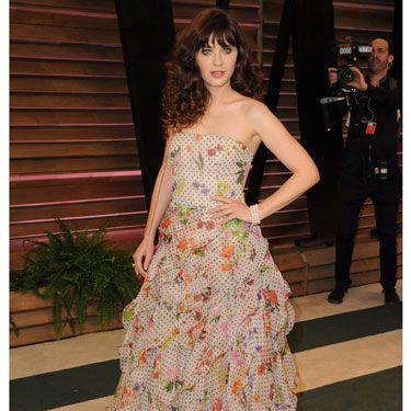 <p>Ruffles and florals. Sounds like your nan's curtains, but IRL, Zooey Deschanel makes her 'out there' Oscar de la Renta dress totally work, and we salute her style.</p>
<p><strong>MORE OSCARS STUFF YOU NEED IN YOUR LIFE:</strong></p>
<p><a href="http://www.cosmopolitan.co.uk/fashion/news/oscars-2014-red-carpet-dresses" target="_blank">OSCARS 2014: RED CARPET ARRIVALS<strong></strong></a></p>
<p><a href="http://www.cosmopolitan.co.uk/fashion/news/oscars-2014-best-dressed" target="_blank">THE 5 BEST DRESSES AT THE OSCARS 2014</a></p>
<p><a href="http://www.cosmopolitan.co.uk/celebs/entertainment/oscars-2014-winners" target="_blank">OSCARS 2014: THE FULL LIST OF WINNERS</a></p>
<p><a href="http://www.cosmopolitan.co.uk/fashion/news/every-best-actress-dress-infographic" target="_blank">EVERY BEST ACTRESS WINNER'S OSCARS DRESS SINCE 1929</a></p>
<p> </p>
<div style="overflow: hidden; color: #000000; background-color: #ffffff; text-align: left; text-decoration: none;"> </div>