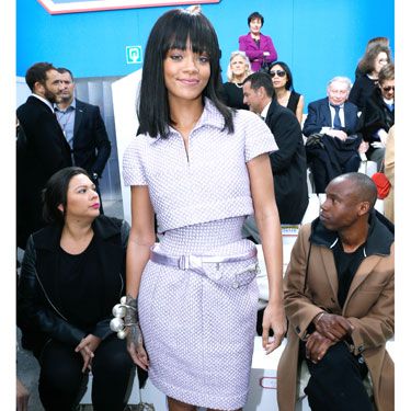 <p>Never did we know head-to-toe quilted lilac separates could look so good. And never have we coveted a bum-bag so badly, thanks to RiRi's front row appearance at the <a href="http://www.cosmopolitan.co.uk/fashion/news/cara-delevingne-chanel-supermarket-aw14" target="_blank">Chanel supermarket</a> at Paris Fashion Week.</p>
<p><a href="http://www.cosmopolitan.co.uk/fashion/news/cara-delevingne-chanel-supermarket-aw14" target="_blank">CARA DELEVINGNE WALKS AT CHANEL, DOES THE WEEKLY SHOP</a></p>
<p><a href="http://www.cosmopolitan.co.uk/fashion/news/london-fashion-week-street-style-aw14" target="_blank">LONDON FASHION WEEK STREET STYLE</a></p>
<p><a href="http://www.cosmopolitan.co.uk/fashion/news/new-york-fashion-week-street-style-aw14" target="_blank">NEW YORK FASHION WEEK STREET STYLE</a></p>