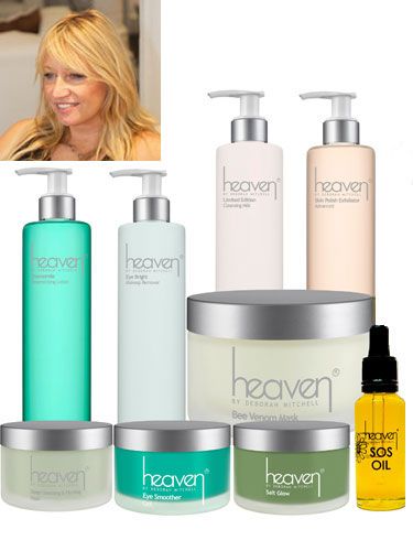 <p>Deborah's spiritual approach to skincare takes her beyond 'skincare expert' status. Qualified also to 'heal' and advise on more psychological-based issues - visiting Deborah is a bit like having an all-encompassing MOT.</p>
<p>Deborah's skincare line, Heaven, is made up of natural and organic products including the best-selling anti-ageing <strong>Bee Venom Mask, £25.30</strong>, which contains manuka honey, bee venom (no bees were harmed!), and soothing ingredients such as shea butter and rose and lavender essential oils.</p>
<p>Heaven, indeed.</p>
<p><a href="http://www.heavenskincare.com/Index.aspx">Heaven by Deborah Mitchell, from £7.30</a></p>
<p> </p>
<p><a href="http://www.cosmopolitan.co.uk/beauty-hair/beauty-tips/the-best-celebrity-facials-london-beauty-lab?click=main_sr">THE TOP 5 CELEBRITY FACIALS</a></p>
<p><a href="http://www.cosmopolitan.co.uk/beauty-hair/beauty-lab">VISIT THE COSMO BEAUTY LAB</a></p>
<p><a href="http://www.cosmopolitan.co.uk/beauty-hair/beauty-tips/cassie-powney-how-to-wear-bright-makeup">5 WAYS TO WEAR BRIGHT MAKEUP</a></p>