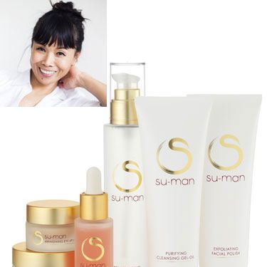 <p>A former dancer, shiatsu and pilates practitioner; Su-Man then decided to establish herself as the go-to celebrity facialist. This accolade has a lot to do with her famous 'facelift in an hour', which has gained her celebrity fans from all over the world.</p>
<p>Her new skincare range was designed to compliment this popular signature facial, and combines Eastern and Western skincare methods within a three-step system.</p>
<p>Su-Man told us: "After four years I believe I have achieved a way to put my facial magic into a bottle and I'm thrilled that I can now share this with the world." So are we, Su-Man, so are we.</p>
<p><a href="http://www.su-man.com/html/index.php">Su-Man Skincare by Su-Man, from £37</a></p>
<p> </p>
<p><a href="http://www.cosmopolitan.co.uk/beauty-hair/beauty-tips/the-best-celebrity-facials-london-beauty-lab?click=main_sr">THE TOP 5 CELEBRITY FACIALS</a></p>
<p><a href="http://www.cosmopolitan.co.uk/beauty-hair/beauty-lab">VISIT THE COSMO BEAUTY LAB</a></p>
<p><a href="http://www.cosmopolitan.co.uk/beauty-hair/beauty-tips/cassie-powney-how-to-wear-bright-makeup">5 WAYS TO WEAR BRIGHT MAKEUP</a></p>