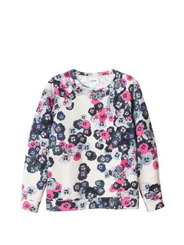 <p>"I'll be wearing this fresh floral sweat with ripped boyfriend jeans and pointy metallic heels at the weekend." - Natalie Wall, Online Fashion Editor</p>
<p>Floral print sweater, £30, <a href="http://www.monki.com/Shop#dialog-1" target="_blank">monki.com</a></p>
<p><a href="http://www.cosmopolitan.co.uk/fashion/shopping/new-in-store-fashion-buys" target="_blank">SOMETHING FOR THE WEEKEND: 12 STYLES FOR SATURDAY NIGHT</a></p>
<p><a href="http://www.cosmopolitan.co.uk/fashion/shopping/spring-shoes-fashion-high-street" target="_blank">STEP INTO NEW SEASON: 10 PAIRS OF SPRING-LIKE SHOES</a></p>
<p><a href="http://www.cosmopolitan.co.uk/fashion/shopping/handbags-spring-fashion-high-street" target="_blank">NEW SEASON ARM CANDY: 12 HOT HANDBAGS</a></p>
<p><a href="http://www.cosmopolitan.co.uk/fashion/shopping/spring-fashion-trends-2014?page=1" target="_blank">7 BIG FASHION TRENDS FOR SPRING 2014</a></p>