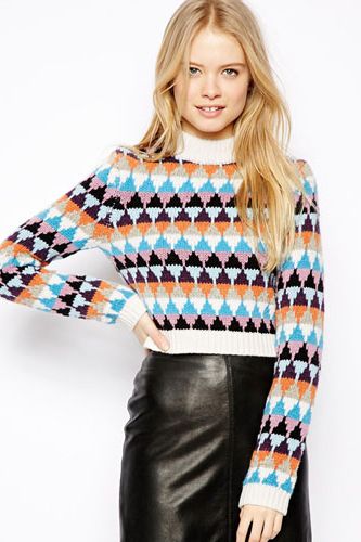 <p>A surefire way to keep your jumper from looking too frumpy? Opt for a cropped, patterned style and pair with something unexpected - like a leather skirt.</p>
<p>ASOS Cropped High Neck Jumper in Pattern, £40, <a href="http://www.asos.com/ASOS/ASOS-Cropped-High-Neck-Jumper-in-Pattern/Prod/pgeproduct.aspx?iid=3516702&cid=15160&sh=0&pge=0&pgesize=36&sort=1&clr=Multi" target="_blank">asos.com</a></p>
<p><a href="http://www.cosmopolitan.co.uk/fashion/shopping/new-in-store-fashion-buys-march-2014" target="_blank">12 OPTIONS FOR YOUR SATURDAY NIGHT STYLE</a></p>
<p><a href="http://www.cosmopolitan.co.uk/fashion/shopping/very-spring-collection" target="_blank">10 HERO PIECES FOR SPRING</a></p>
<p><a href="http://www.cosmopolitan.co.uk/fashion/shopping/new-in-store/what-to-wear-this-week-03-03-14" target="_blank">WHAT TO BUY THIS WEEK</a></p>