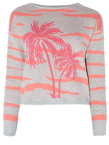 <p>If you're dreaming of warmer weather - and can't afford a getaway - try this palm-tree print to keep you thinking of the beach.</p>
<p>Grey Palm Tree and Animal Print Jumper, £22.99, <a href="http://www.newlook.com/shop/womens/knitwear/grey-palm-tree-and-animal-print-jumper_298706704" target="_blank">newlook.com</a></p>
<p><a href="http://www.cosmopolitan.co.uk/fashion/shopping/new-in-store-fashion-buys-march-2014" target="_blank">12 OPTIONS FOR YOUR SATURDAY NIGHT STYLE</a></p>
<p><a href="http://www.cosmopolitan.co.uk/fashion/shopping/very-spring-collection" target="_blank">10 HERO PIECES FOR SPRING</a></p>
<p><a href="http://www.cosmopolitan.co.uk/fashion/shopping/new-in-store/what-to-wear-this-week-03-03-14" target="_blank">WHAT TO BUY THIS WEEK</a></p>