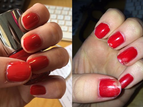 Beauty Lab tests gel-look nail varnish :: before and after pictures Beauty Lab tests gel-look nail varnish :: before and after pictures