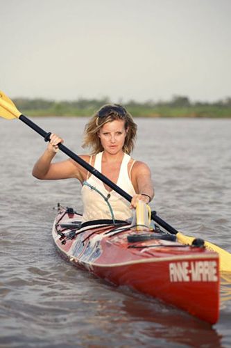 <p>Blue Peter presenter Helen Skelton has kayaked solo down the Amazon, ridden a bike to the South Pole, run the Namibian ultra marathon and walked between the chimneys of Battersea Power Station on a tightrope. How does she do it?</p>
<p>Helen says, 'I live by the principle you've got two choices in life: worry, or get on with it. As soon as you acknowledge bad things, they get worse. People say I'm fearless, but I'm not at all - I'm just naive, so I give things a go.</p>
<p>'My body is a symbol of my achievements. It's totally changed since I joined Blue Peter. I'm a stone heavier, but my body image is diferent. I couldn't have kayaked for 16 hours a day down the Amazon if I was size six.'</p>
<p>And what about training? 'Zumba classes prepared me for the South Pole. My teammates made fun of me, but it really helped. In fact, I tried every class going at the gym. Sir Ranulph Fiennes may not do it that way, but at least I never got bored.'</p>
<p><a href="http://www.cosmopolitan.co.uk/diet-fitness/fitness/get-fit-tips-from-jess-ennis-hill-laura-trott-jodie-williams" target="_blank">GET FIT WITH TIPS FROM TEAM GB</a></p>
<p><a href="http://www.cosmopolitan.co.uk/diet-fitness/fitness/how-to-get-the-most-effective-workout" target="_blank">GET MORE OUT OF YOUR WORKOUT</a></p>
<p><a href="http://www.cosmopolitan.co.uk/diet-fitness/fitness/how-goals-make-you-fitter-stronger" target="_blank">YOUR FITNESS GOALS</a></p>