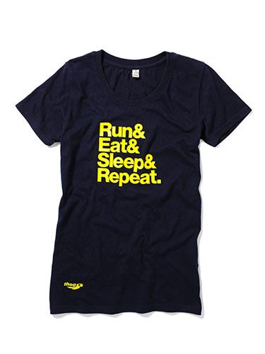 <p>Eat. Sleep. Run. Repeat. </p>
<p>And somewhere in between, find time to buy this rather cool T-shirt.</p>
<p>Slogan tee, £25, <a href="http://www.thoosa.com/products/run-eat-sleep-repeat-navy" target="_blank">thoosa.com</a></p>
<p><a href="http://www.cosmopolitan.co.uk/diet-fitness/fitness/beat-muscle-soreness-with-a-warm-up" target="_blank">THE RIGHT WAY TO WARM UP YOUR MUSCLES</a></p>
<p><a href="http://www.cosmopolitan.co.uk/diet-fitness/fitness/20-minute-summer-workout" target="_blank">THE 20 MINUTE WORKOUT PERFECT FOR SUMMER</a></p>
<p><a href="http://www.cosmopolitan.co.uk/diet-fitness/fitness/the-benefits-of-spinning" target="_blank">WHY SPINNING IS AN AMAZING WORKOUT</a></p>
