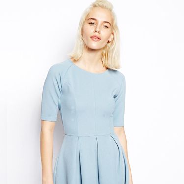 <p>Pastels are everywhere this spring. This pale blue number is a demure, ladylike choice and will look great with some cat eye sunglasses.</p>
<p>Pale blue skater dress, £30, <a href="http://www.asos.com/ASOS/ASOS-Textured-Skater-Dress/Prod/pgeproduct.aspx?iid=3393628&cid=2623&Rf900=1465&sh=0&pge=1&pgesize=36&sort=3&clr=Blue" target="_blank">Asos.com</a></p>
<p><a href="http://www.cosmopolitan.co.uk/fashion/shopping/how-to-style-the-midi-skirt-trend-top-tips" target="_blank">10 WAYS TO STYLE THE MIDI SKIRT</a></p>
<p><a href="http://www.cosmopolitan.co.uk/fashion/shopping/Kate-Moss-Topshop-collection-spring-summer-2014-best-pieces" target="_blank">KATE MOSS FOR TOPSHOP: THE EDIT</a></p>
<p><a href="http://www.cosmopolitan.co.uk/fashion/shopping/how-to-wear-boyfriend-jeans" target="_blank">BOYFRIEND JEANS: THE NEED-TO-KNOW</a></p>