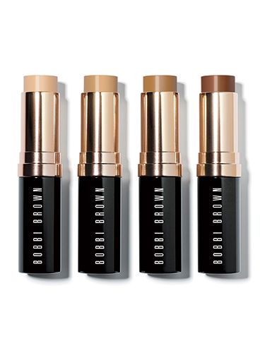 <p>A no-brainer for makeup fans, a face base is a must, and with so many to choose from, there is something for everyone. If you want high, flawless coverage, foundation is for you, while a BB cream is subtler and lightly veils your pores. You can't go wrong with <a href="http://www.bobbibrown.co.uk/cms/collection/skin_foundation_stick.tmpl?cm_re=Gnav-_-WhatsNew-_-FoundationStick" target="_blank">Bobbi Brown's Skin Foundation Stick, £29</a> – it's a classic that's been reformulated for a more weightless feel. Best of all, it's fuss-free and can tuck in your handbag too, so you can whip it out while you're on the go and give your skin a fix.</p>
<p><a href="http://cosmopolitan.co.uk/beauty-hair/news/trends/beauty-products/ten-best-makeup-tools-essential-brushes-tweezers-and-curlers-for-your-makeup-bag?click=main_sr" target="_blank">COSMO'S 10 BEST MAKEUP TOOLS</a></p>
<p><a href="http://cosmopolitan.co.uk/beauty-hair/beauty-teams-essential-makeup-96776?click=main_sr" target="_blank">THE BEAUTY TEAM'S ESSENTIAL MAKEUP</a></p>
<p><a href="http://cosmopolitan.co.uk/beauty-hair/beauty-blog/twins_cassie_and_connie_compare_makeup_bags_for_cosmopolitan_beauty-lab?click=main_sr" target="_blank">TWIN TRIALS: OUR MAKEUP BAG MUST-HAVES</a></p>
