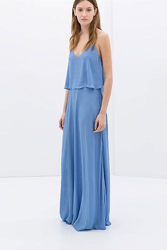 <p>Maxi dresses can be tricky and can easily look passe and overtly 'boho'. Steer clear of prints and go for one colour, but try to avoid pastels. Although pastels are great for spring dressing, it can be too much on a maxi dress and make you appear washed out. This delicate maxi dress from Zara strikes the perfect balance of relaxed and formal, and the vibrant sky blue is a bold yet subtle hue. Pair with flat sandals or, if you prefer a heel, wear with a small block-heel.</p>
<p>Long dress with low back, £49.99, <a href="http://www.zara.com/uk/en/woman/dresses/long-dress-with-low-back-c358003p1818531.html" target="_blank">Zara</a></p>
<p><a href="http://www.cosmopolitan.co.uk/fashion/shopping/12-incredible-high-street-wedding-dresses-budget" target="_blank">12 INCREDIBLE WEDDING DRESSES FROM THE HIGH STREET</a></p>
<p><a href="http://www.cosmopolitan.co.uk/fashion/shopping/10-spring-dresses-under-30-pounds-ss14" target="_blank">10 SPRING DRESSES ON A BUDGET</a></p>
<p><a href="http://www.cosmopolitan.co.uk/fashion/shopping/Coachella-festival-street-style-2014-pictures" target="_blank">COACHELLA STREET STYLE EDIT</a></p>