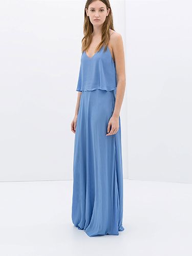 <p>Maxi dresses can be tricky and can easily look passe and overtly 'boho'. Steer clear of prints and go for one colour, but try to avoid pastels. Although pastels are great for spring dressing, it can be too much on a maxi dress and make you appear washed out. This delicate maxi dress from Zara strikes the perfect balance of relaxed and formal, and the vibrant sky blue is a bold yet subtle hue. Pair with flat sandals or, if you prefer a heel, wear with a small block-heel.</p>
<p>Long dress with low back, £49.99, <a href="http://www.zara.com/uk/en/woman/dresses/long-dress-with-low-back-c358003p1818531.html" target="_blank">Zara</a></p>
<p><a href="http://www.cosmopolitan.co.uk/fashion/shopping/12-incredible-high-street-wedding-dresses-budget" target="_blank">12 INCREDIBLE WEDDING DRESSES FROM THE HIGH STREET</a></p>
<p><a href="http://www.cosmopolitan.co.uk/fashion/shopping/10-spring-dresses-under-30-pounds-ss14" target="_blank">10 SPRING DRESSES ON A BUDGET</a></p>
<p><a href="http://www.cosmopolitan.co.uk/fashion/shopping/Coachella-festival-street-style-2014-pictures" target="_blank">COACHELLA STREET STYLE EDIT</a></p>