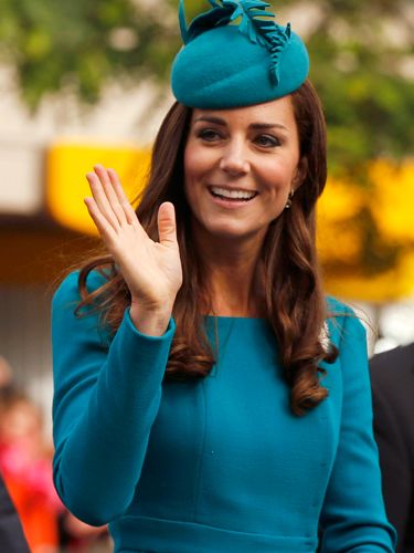 <p>The Duchess opts for a turquoise Emilia Wickstead dress to start her day in Dunedin, New Zealand.</p>
<p><strong>MORE ROYAL SHENANIGANS:</strong></p>
<p><a href="http://www.cosmopolitan.co.uk/fashion/kate-middletons-royal-style-109645?click=main_sr" target="_blank">KATE MIDDLETON'S ROYAL STYLE CV</a></p>
<p><a href="http://www.cosmopolitan.co.uk/celebs/celebrity-gossip/kate-middleton-prince-william-george-photo?click=main_sr" target="_blank">BABY GEORGE'S FIRST OFFICIAL PIC</a></p>
<p><a href="http://www.cosmopolitan.co.uk/love-sex/cosmo-centerfolds/prince-harry-william-lookalikes-naked-centrefolds?click=main_sr" target="_blank">THE PRINCES STRIP FOR COSMO</a></p>