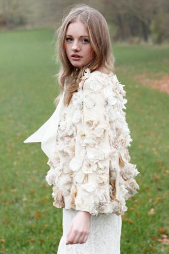 <p>Finnish designer Minna Hepburn makes ethical, handmade and vintage-inspired bridal wear. You'll want to wear this stunning cape long after the wedding.</p>
<p>Emma Flower cape, £550, <a href="http://www.minna.co.uk/shop/product/emma-flower-cape" target="_blank">Minna.co.uk</a></p>
<p><a href="http://www.cosmopolitan.co.uk/fashion/shopping/12-incredible-high-street-wedding-dresses-budget" target="_blank">BEST BRIDAL GOWNS FROM THE HIGH STREET </a></p>
<p><a href="http://www.cosmopolitan.co.uk/fashion/shopping/short-bridesmaids-dresses-wear-again-uk" target="_blank">SHORT BRIDESMAID DRESSES YOU CAN WEAR AGAIN </a></p>
<p><a href="http://www.cosmopolitan.co.uk/fashion/shopping/v-a-wedding-dress-bridal-exhibition-pictures-2014" target="_blank">IN PICTURES: V&A WEDDING DRESS EXHIBITION</a></p>