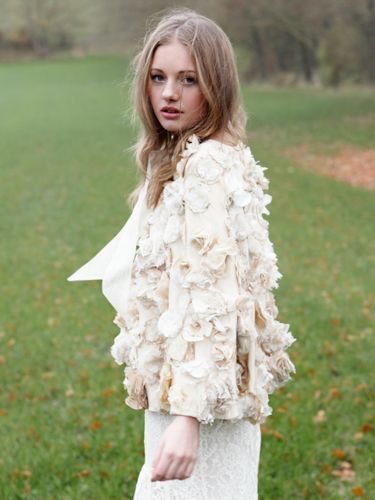 <p>Finnish designer Minna Hepburn makes ethical, handmade and vintage-inspired bridal wear. You'll want to wear this stunning cape long after the wedding.</p>
<p>Emma Flower cape, £550, <a href="http://www.minna.co.uk/shop/product/emma-flower-cape" target="_blank">Minna.co.uk</a></p>
<p><a href="http://www.cosmopolitan.co.uk/fashion/shopping/12-incredible-high-street-wedding-dresses-budget" target="_blank">BEST BRIDAL GOWNS FROM THE HIGH STREET </a></p>
<p><a href="http://www.cosmopolitan.co.uk/fashion/shopping/short-bridesmaids-dresses-wear-again-uk" target="_blank">SHORT BRIDESMAID DRESSES YOU CAN WEAR AGAIN </a></p>
<p><a href="http://www.cosmopolitan.co.uk/fashion/shopping/v-a-wedding-dress-bridal-exhibition-pictures-2014" target="_blank">IN PICTURES: V&A WEDDING DRESS EXHIBITION</a></p>