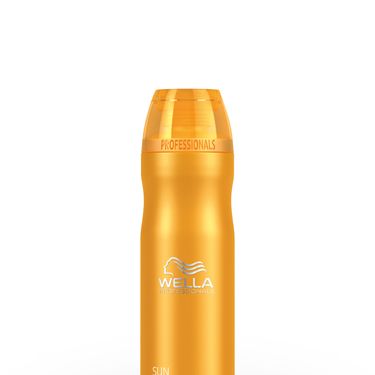 <p>We need to lather up from head to toe on both our hair and limbs, but instead of wasting space with two bottles, get your wash and shampoo in one. Wella has a silky, sudsy lather that cares for sun-stressed skin, removing chlorine and salt water whilst putting moisture back in. Rub it in all over after a day stretched by the pool and let the invigorating scent get you prepped for evening drinks. <br /><br /><a href="http://www.lookfantastic.com/wella-professionals-sun-hair-body-shampoo-250ml/10620676.html" target="_blank">Wella Professionals Sun Hair & Body Shampoo, £7.95</a></p>
<p><a href="http://www.cosmopolitan.co.uk/beauty-hair/beauty-and-the-backpack/" target="_blank">BEAUTY AND THE BACKPACK</a></p>
<p><a href="http://www.cosmopolitan.co.uk/beauty-hair/beauty-tips/holiday-hair-tips" target="_blank">TIPS FOR THE PERFECT SUMMER HOLIDAY HAIR</a></p>
<p><a href="http://www.cosmopolitan.co.uk/beauty-hair/news/styles/how-to-get-perfect-beachy-waves" target="_blank">HOW TO GET THE PERFECT BEACHY WAVES</a></p>