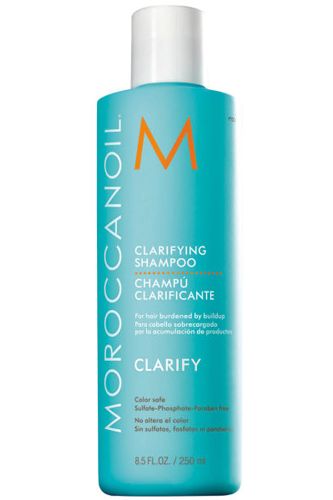 <p>While your usual shampoo ditches surface grime and keeps hair feeling fresh, you need to clarify locks weekly to tackle root build-up. Keep this treatment shampoo to hand after errant hairspray blasts, and it quickly restores a greasy mop to its swishy, healthy best. <br /><br /><a href="http://www.lookfantastic.com/moroccanoil-clarifying-shampoo-250ml/10793749.html%20" target="_blank">Moroccanoil Clarifying Shampoo, £18.45</a></p>
<p><a href="http://www.cosmopolitan.co.uk/beauty-hair/beauty-tips/makeup-bag-products-must-haves" target="_blank">THE 12 MAKEUP BAG MUST-HAVES EVERY GIRL NEEDS</a></p>
<p><a href="http://www.cosmopolitan.co.uk/beauty-hair/news/trends/beauty-products/ten-best-hair-treatments-beauty" target="_blank">COSMO'S 10 BEST HAIR TREATMENTS</a></p>
<p><a href="http://www.cosmopolitan.co.uk/beauty-hair/beauty-tips/10-hair-tricks-need-to-know" target="_blank">10 HAIR TRICKS EVERY GIRL SHOULD KNOW</a></p>