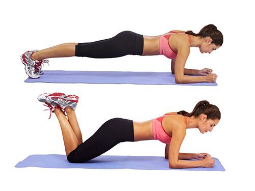 <p>Lie on your front, your forearms on the floor, and elbows under your shoulders.</p>
<p>Push up until your whole body is off the floor, except your toes and forearms. Keep your back as parallel to the floor as possible by contracting your abdominals to protect your lower spine, and hold.</p>
<p>If you find this too difficult, try resting on your knees until you are stronger.</p>
<p><a href="http://www.cosmopolitan.co.uk/diet-fitness/fitness/flatten-your-stomach-with-pilates" target="_blank">FLATTEN YOUR TUMMY WITH PILATES</a></p>
<p><a href="http://www.cosmopolitan.co.uk/diet-fitness/fitness/at-home-workout-that-girl-charli-cohen-christina-howells" target="_blank">THE BUSY GIRL'S WORKOUT</a></p>
<p><a href="http://www.cosmopolitan.co.uk/diet-fitness/fitness/how-to-get-the-most-effective-workout" target="_blank">MAKE YOUR WORKOUT MORE EFFECTIVE</a></p>