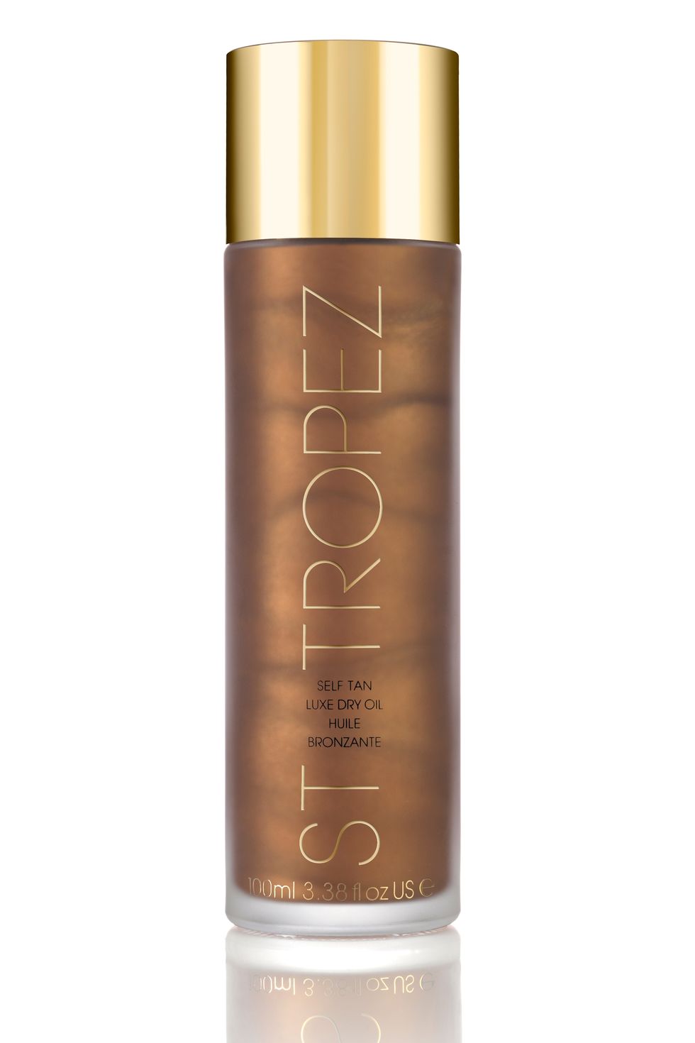 <p>Before, when we saw 'tanning' and 'oil' together, we'd think sizzling in the sun (yikes); now we think super sumptuous bronzing with a generous hydration hit. Smooth this dry oil on with a mitt, like you would your usual cream, for a luxe, indulgent way to glow with a sweet, citrusy scent. It's a healthy, luminous, gentle tint that takes the edge off of pasty limbs, all while feeling like a spathroom treat with its luscious formula.</p>
<p><a href="http://www.st-tropez.com/en-gb/luxe-dry-oil/%20" target="_blank">St Tropez Self Tan Luxe Dry Oil, £25</a></p>
<p><a href="http://www.cosmopolitan.co.uk/beauty-hair/beauty-tips/fake-tan-tricks-tips" target="_blank">12 TOP FAKE TAN TRICKS</a></p>
<p><a href="http://www.cosmopolitan.co.uk/beauty-hair/beauty-tips/tanning-tips-for-brides-destination-wedding" target="_blank">TANNING TIPS FOR BRIDES</a></p>
<p><a href="http://www.cosmopolitan.co.uk/beauty-hair/beauty-tips/how-to-get-golden-glow-skin" target="_blank">6 STEPS TO GORGEOUS GLOWING SKIN</a></p>