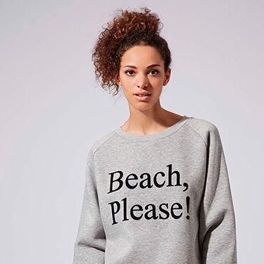 <p>This is great for so many reasons, least of all because everyone needs a grey marl sweatshirt in their wardrobe but mostly because 'beach, please' is the ultimate slogan.</p>
<p><em>Beach, Please! Sweat by Ashish x Topshop, £50, <a href="http://www.topshop.com/en/tsuk/product/clothing-427/ashish-x-topshop-3008716/beach-please-sweat-by-ashish-x-topshop-2987009?bi=1&ps=200" target="_blank">Topshop</a></em></p>
<p><a href="http://www.cosmopolitan.co.uk/fashion/shopping/top-ten-summer-midi-maxi-skirts" target="_blank">TOP TEN SUMMER SKIRTS</a></p>
<p><a href="http://www.cosmopolitan.co.uk/fashion/shopping/10-wedding-guest-outfits-from-the-high-street" target="_blank">10 WEDDING GUEST OUTFITS</a></p>
<p><a href="http://www.cosmopolitan.co.uk/fashion/shopping/celebs-looking-amazing-in-leather-trousers" target="_blank">HOW TO WEAR LEATHER TROUSERS</a></p>