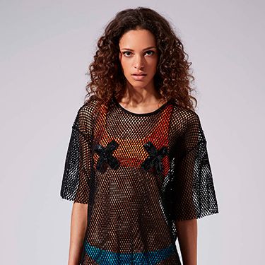 <p>This cover up is more than cool. We love the PVC criss-cross to hide your modesty.</p>
<p><em>Censored Oversized Mesh tee by Ashish x Topshop, £60, <a href="http://www.topshop.com/en/tsuk/product/clothing-427/ashish-x-topshop-3008716/censored-oversized-mesh-tee-by-ashish-x-topshop-2988356?bi=1&ps=200" target="_blank">Topshop</a></em></p>
<p><a href="http://www.cosmopolitan.co.uk/fashion/shopping/top-ten-summer-midi-maxi-skirts" target="_blank">TOP TEN SUMMER SKIRTS</a></p>
<p><a href="http://www.cosmopolitan.co.uk/fashion/shopping/10-wedding-guest-outfits-from-the-high-street" target="_blank">10 WEDDING GUEST OUTFITS</a></p>
<p><a href="http://www.cosmopolitan.co.uk/fashion/shopping/celebs-looking-amazing-in-leather-trousers" target="_blank">HOW TO WEAR LEATHER TROUSERS</a></p>