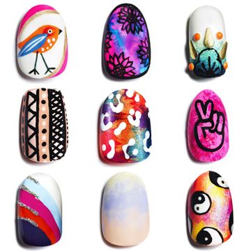 <p>Picked up the July issue of Cosmopolitan yet? Then you will have seen these AMAZING festival nail art designs, created by 12 of the top technicians in the country.</p>
<p>Find your fave in our gallery, then use our step-by-step guide to master it yourself.</p>
<p>And don't forget! Always finish your design with a good topcoat to seal in all that hard work.</p>
<p>Happy camping!</p>