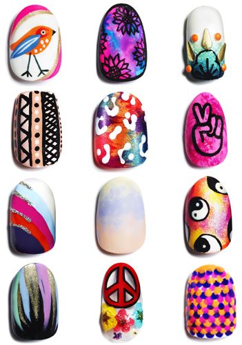 <p>Picked up the July issue of Cosmopolitan yet? Then you will have seen these AMAZING festival nail art designs, created by 12 of the top technicians in the country.</p>
<p>Find your fave in our gallery, then use our step-by-step guide to master it yourself.</p>
<p>And don't forget! Always finish your design with a good topcoat to seal in all that hard work.</p>
<p>Happy camping!</p>